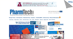 Desktop Screenshot of pharmtech.com